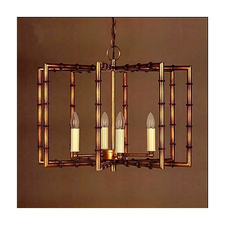 Amerikanischen Land Einfache Antike Kupfer Eisen Kronleuchter Kronleuchter Kreative