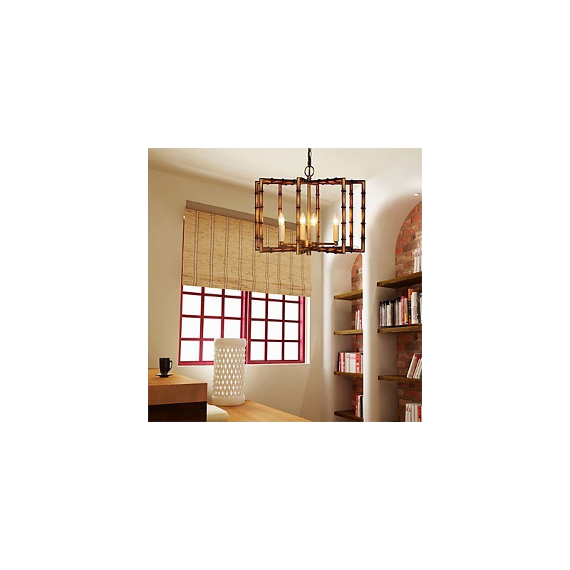 Amerikanischen Land Einfache Antike Kupfer Eisen Kronleuchter Kronleuchter Kreative