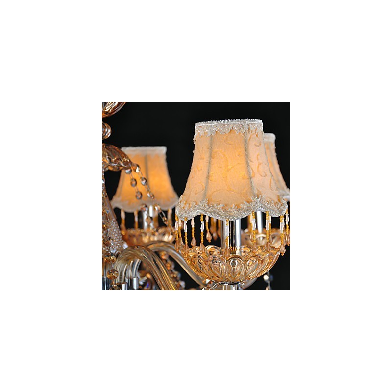 Kronleuchter Kristall Traditionell Klassisch Glas 6 Licht