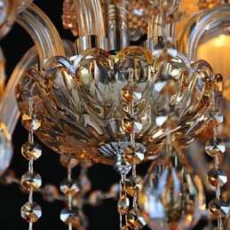 Kronleuchter Kristall Traditionell Klassisch Glas 6 Licht