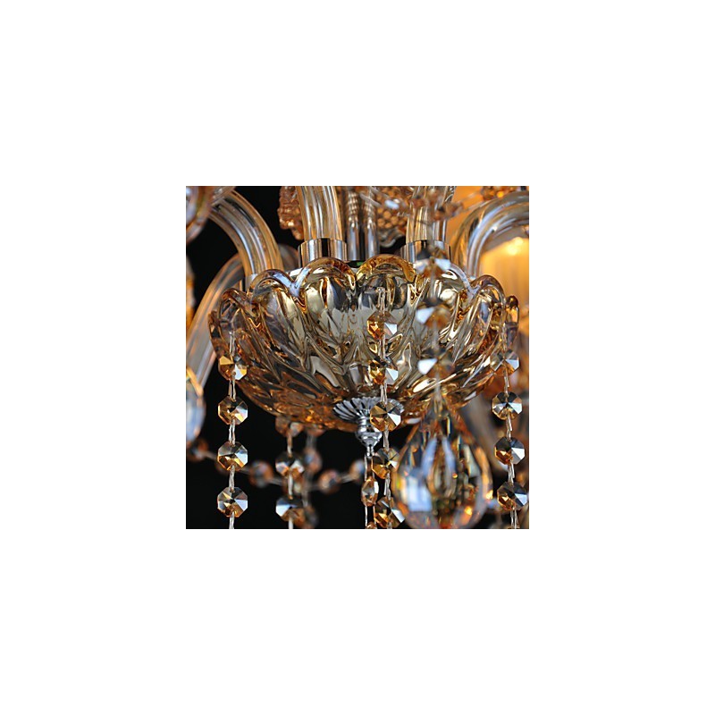 Kronleuchter Kristall Traditionell Klassisch Glas 6 Licht
