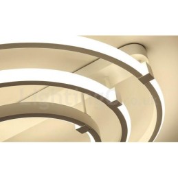 Moderner zeitgenössischer Kronleuchter mit 3 Ringen