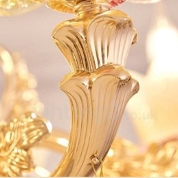 8-flammiger traditioneller klassischer integrierter Kronleuchter aus Metall