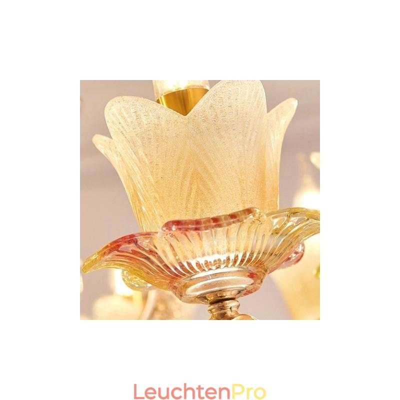 8-flammiger traditioneller klassischer integrierter Kronleuchter aus Metall