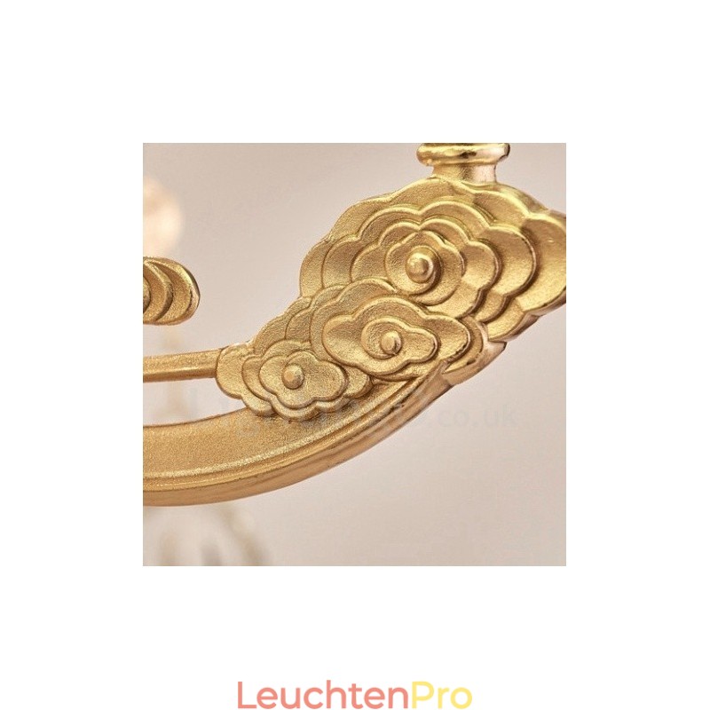 8-flammiger traditioneller klassischer integrierter Kronleuchter aus Metall