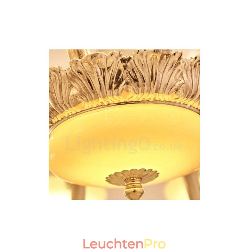 8-flammiger traditioneller klassischer integrierter Kronleuchter aus Metall