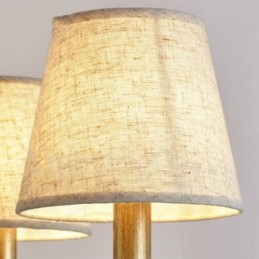 Rustikaler, integrierter Kronleuchter aus Metall mit 6 Lichtern im Lodge-Stil