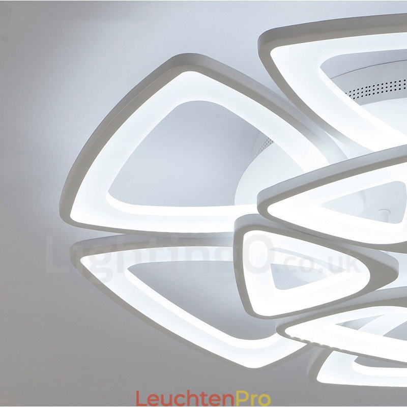 12-flammige, moderne, integrierte Deckenleuchte