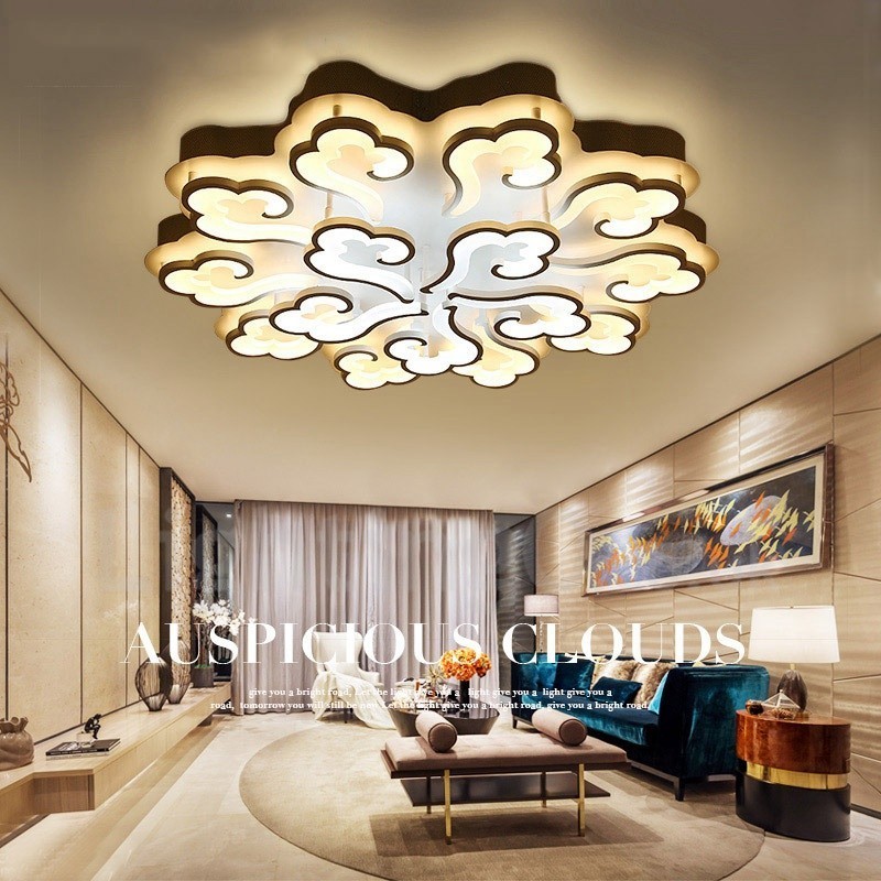 15-flammige, moderne, integrierte Deckenleuchte