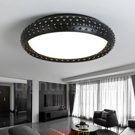 Moderne, zeitgenössische, integrierte Deckenleuchte aus Metall Moderne, zeitgenössische, integrierte Deckenleuchte aus Metall