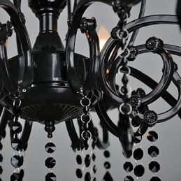 Kronleuchter Kristall Modern Zeitgenössisch Kristall 10 Licht Metall