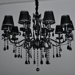 Kronleuchter Kristall Modern Zeitgenössisch Kristall 10 Licht Metall