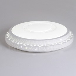 Moderne, zeitgenössische, integrierte Deckenleuchte aus Metall