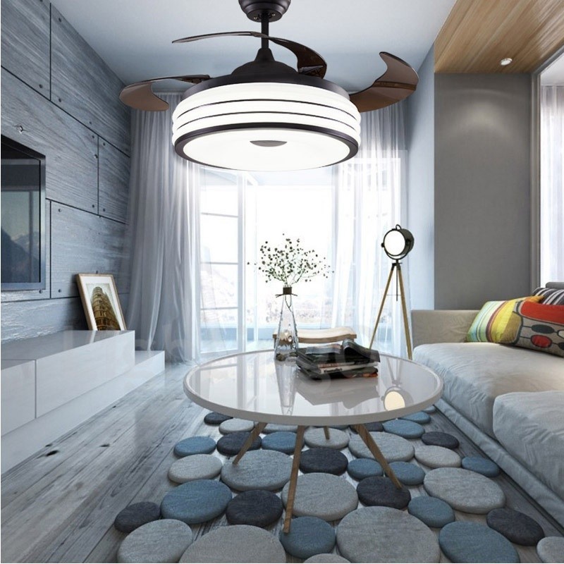 Moderne zeitgenössische unsichtbare Deckenventilator-Deckenventilatoren