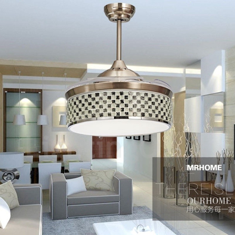 Moderne zeitgenössische unsichtbare Deckenventilator-Deckenventilatoren