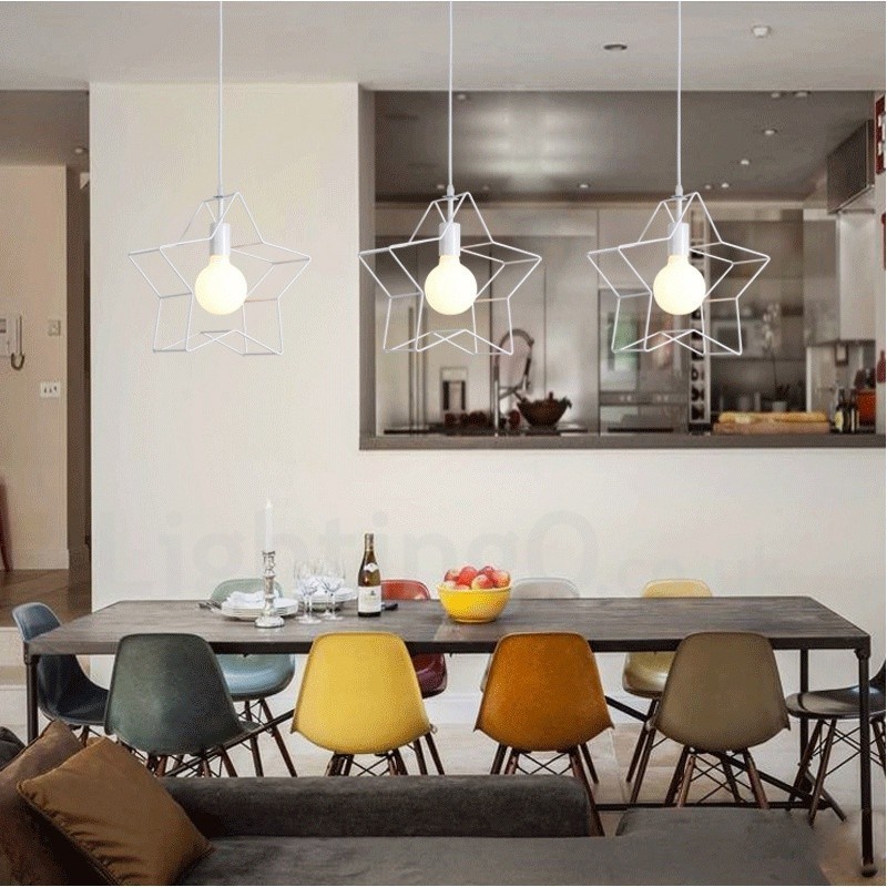 Moderne, integrierte Pendelleuchte mit 3 Lichtern