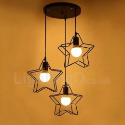 Moderne, integrierte Pendelleuchte mit 3 Lichtern