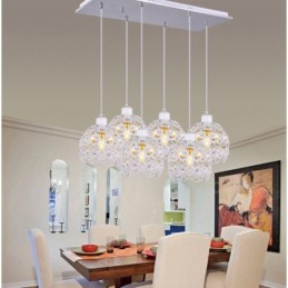 Integrierte Pendelleuchte „Rustic Lodge“ mit 6 Lichtern
