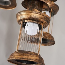 Rustikale Lodge Vintage Retro Mini-Stil Metall Pendelleuchte