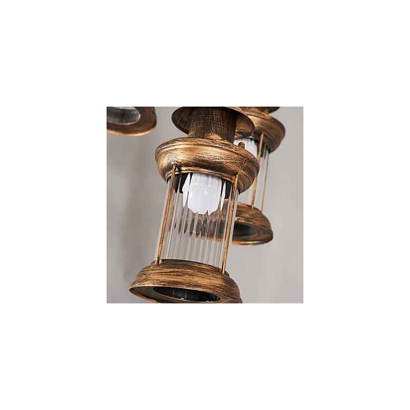 Rustikale Lodge Vintage Retro Mini-Stil Metall Pendelleuchte