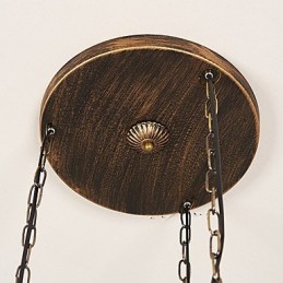 Rustikale Lodge Vintage Retro Mini-Stil Metall Pendelleuchte