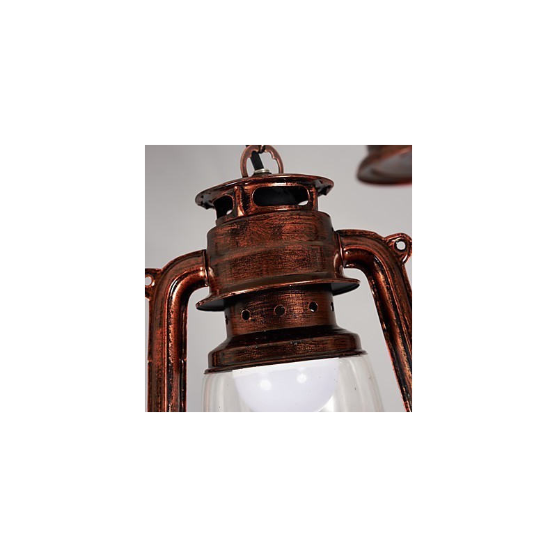 Rustikale Lodge Vintage Retro Mini-Stil Metall Pendelleuchte