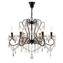 6 Lichter Kristall Kronleuchter Modern Zeitgenössisch Traditionell Klassisch Rustikal Lodge Vintage Retro