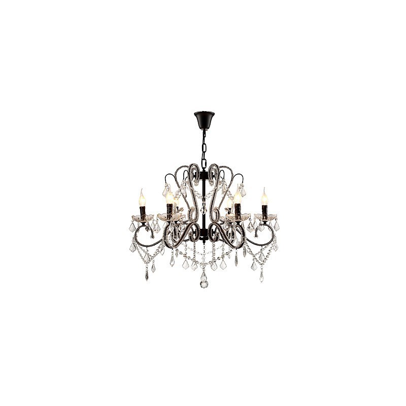 6 Lichter Kristall Kronleuchter Modern Zeitgenössisch Traditionell Klassisch Rustikal Lodge Vintage Retro