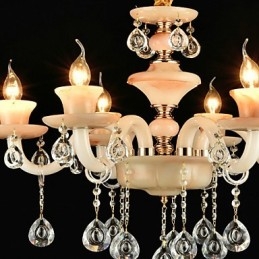 Modernes, zeitgenössisches, traditionelles, klassisches, galvanisiertes Feature für Kristall-Kronleuchter im Mini-Stil aus Metall