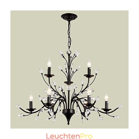 9 Lichter Kristall Kronleuchter Modern Zeitgenössisch Traditionell Klassisch Vintage Retro Country Malerei Feature 9 Lichter Kristall Kronleuchter Modern Zeitgenössisch Traditionell Klassisch Vintage Retro Country Malerei Feature