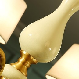 Kronleuchter aus Kupfer, dekorativer Jade-Kronleuchter