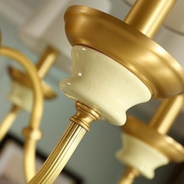 Kronleuchter aus Kupfer, dekorativer Jade-Kronleuchter