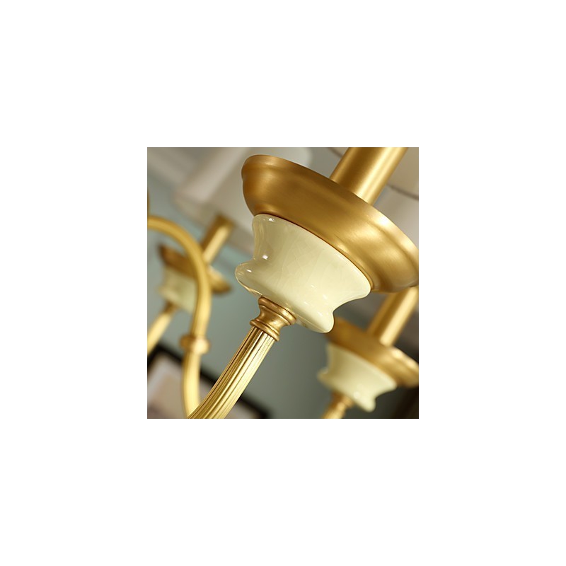 Kronleuchter aus Kupfer, dekorativer Jade-Kronleuchter