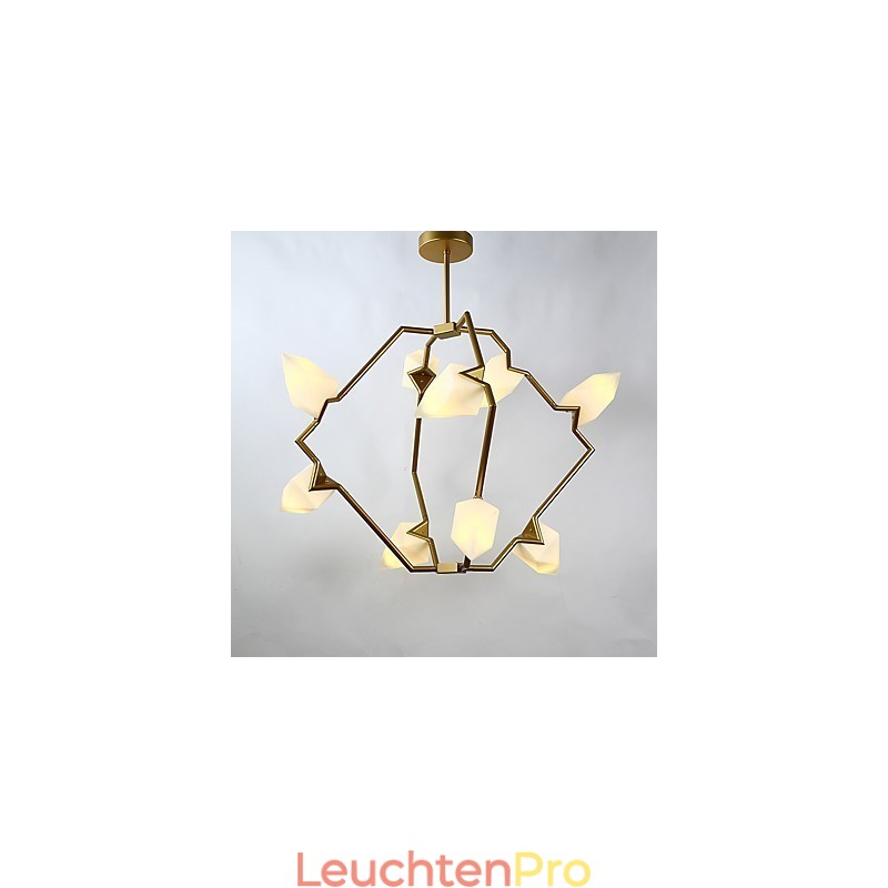 Neun Licht Post Moderne Metall mit Glas Pfirsich Kronleuchter Lampe die Kantine Schmücken Pendelleuchte