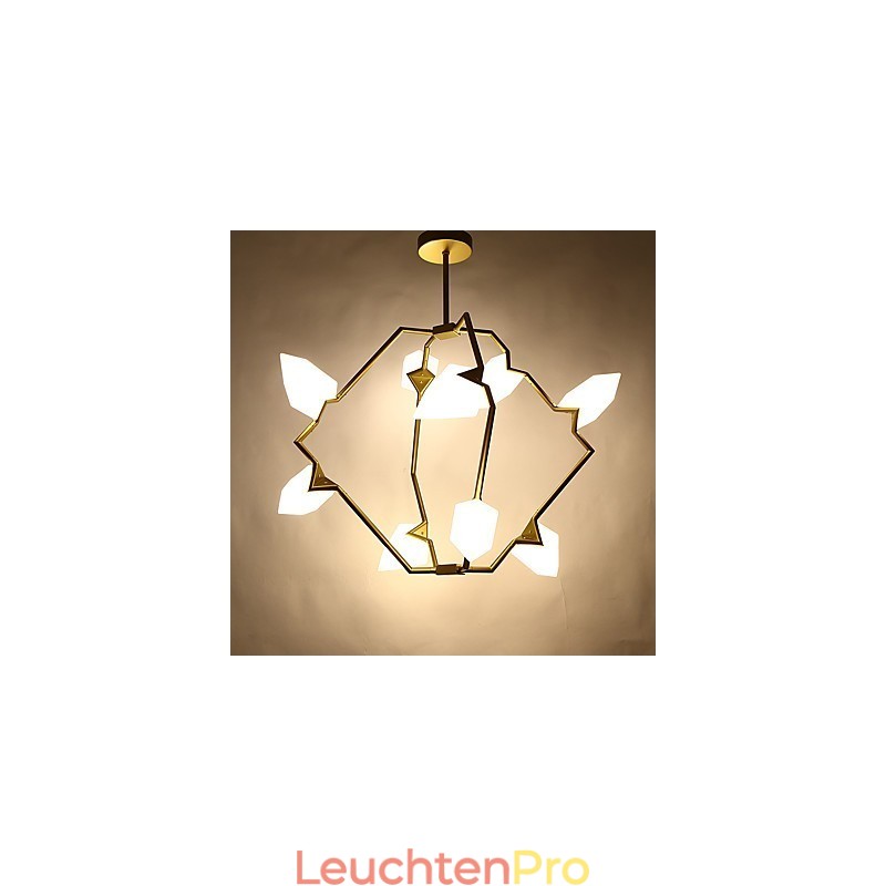 Neun Licht Post Moderne Metall mit Glas Pfirsich Kronleuchter Lampe die Kantine Schmücken Pendelleuchte