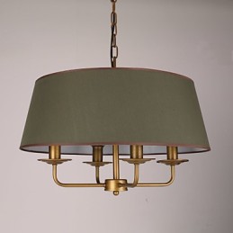 Rustikale Lodge-Malerei für Designer, Metall, Innenräume, 2-flammiger Kronleuchter