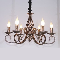 Retro Einfache Lampe Kupferfarbene Lampe Kerzenlampe