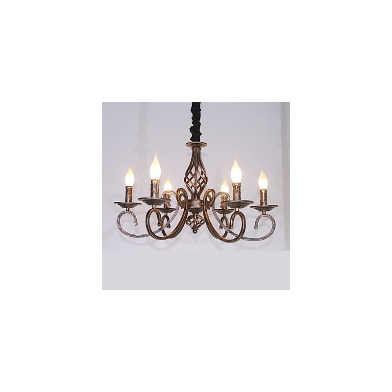 Retro Einfache Lampe Kupferfarbene Lampe Kerzenlampe