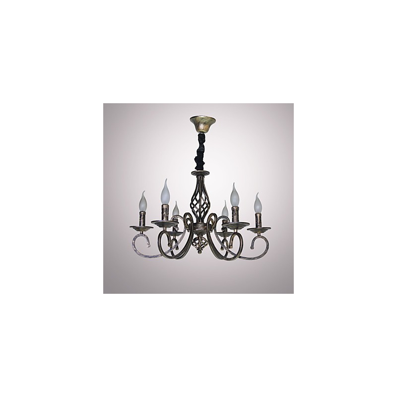 Retro Einfache Lampe Kupferfarbene Lampe Kerzenlampe