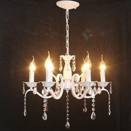 Kronleuchter Moderne Kristall Mini Kerze Stil Eisen Lampe Lampen