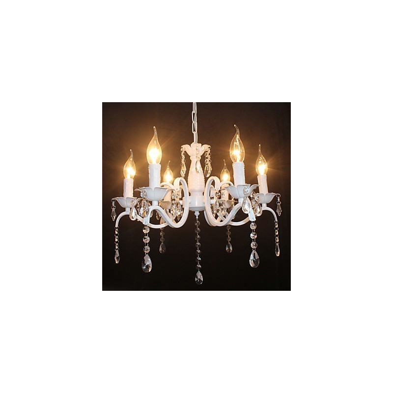 Kronleuchter Moderne Kristall Mini Kerze Stil Eisen Lampe Lampen