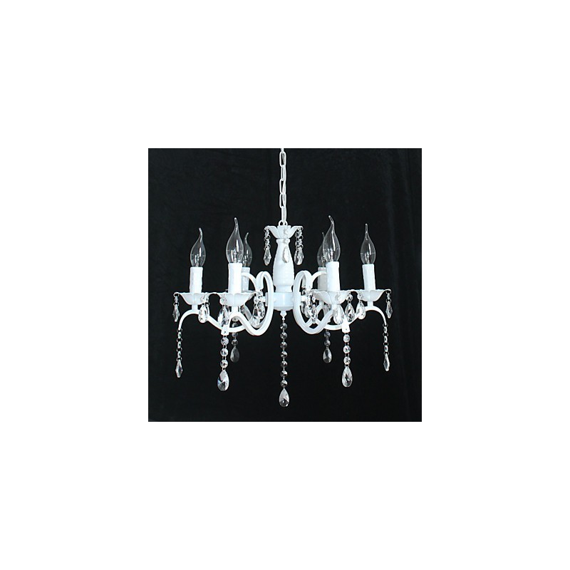 Kronleuchter Moderne Kristall Mini Kerze Stil Eisen Lampe Lampen