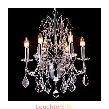 Modernes, zeitgenössisches, traditionelles, klassisches Landhaus-Chrom-Element für Kristall-Metall-Kronleuchter Modernes, zeitgenössisches, traditionelles, klassisches Landhaus-Chrom-Element für Kristall-Metall-Kronleuchter