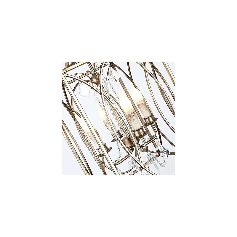 Vier Licht Vintage Metall Amerikanischen Industrie Loft Malerei Farbe Europäischen Kronleuchter Lampe die Indoor Dekorieren Pendelleuchte