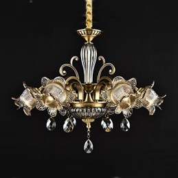 Rustikale Lodge-Malerei für Designer, Metall, Innenräume, 2-flammiger Kronleuchter