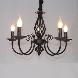 Modern Zeitgenössisch Traditionell Klassisch Vintage Retro Andere Funktion für Mini-Stil Kerzenstil Metall Kronleuchter