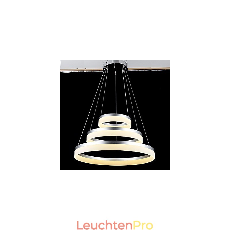 Runde Kronleuchter Lichter Beleuchtung Moderne Acryl Lampen Luxuriöse Drei Ringe Decke Leuchten