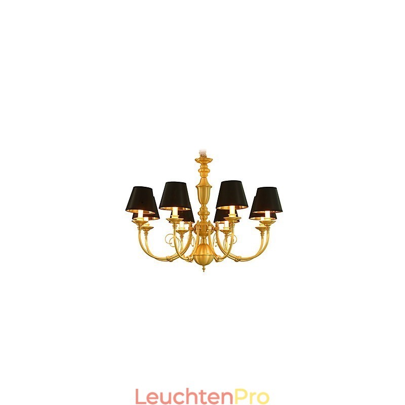 Kronleuchter, traditionell, klassisch, Landhausstil, Messing, für Mini-Stil, Metall, 8 Glühbirnen