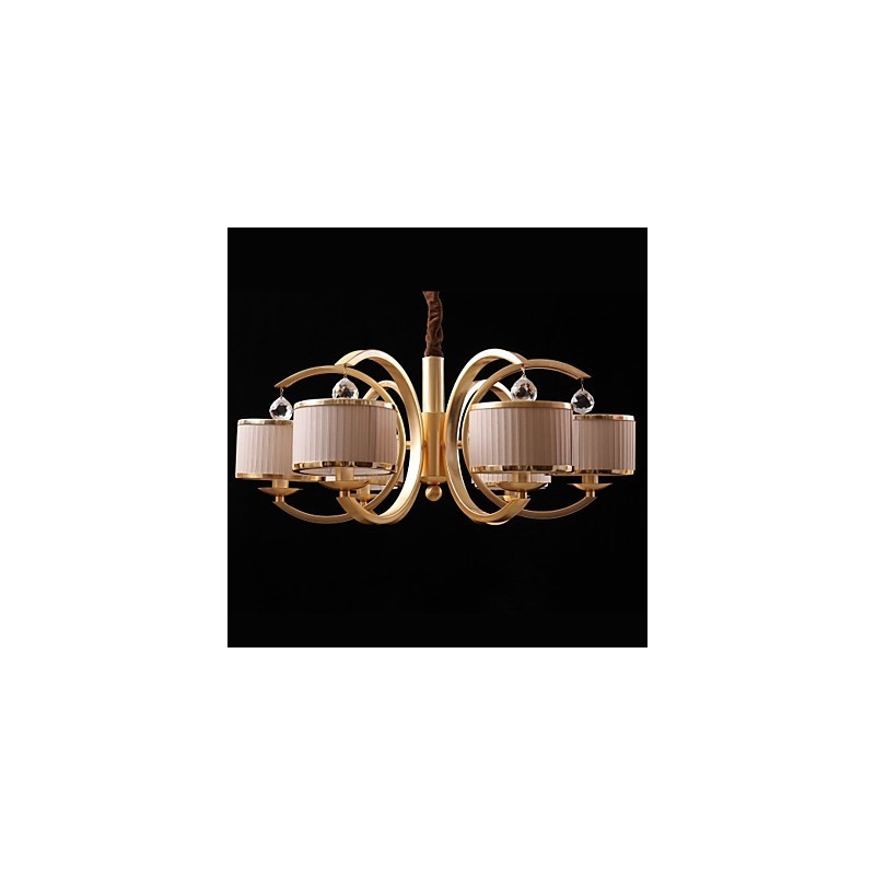 Moderner zeitgenössischer Kronleuchter aus Bronzemetall