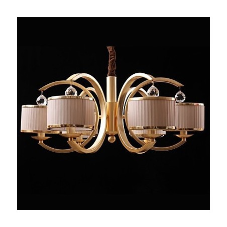 Moderner zeitgenössischer Kronleuchter aus Bronzemetall